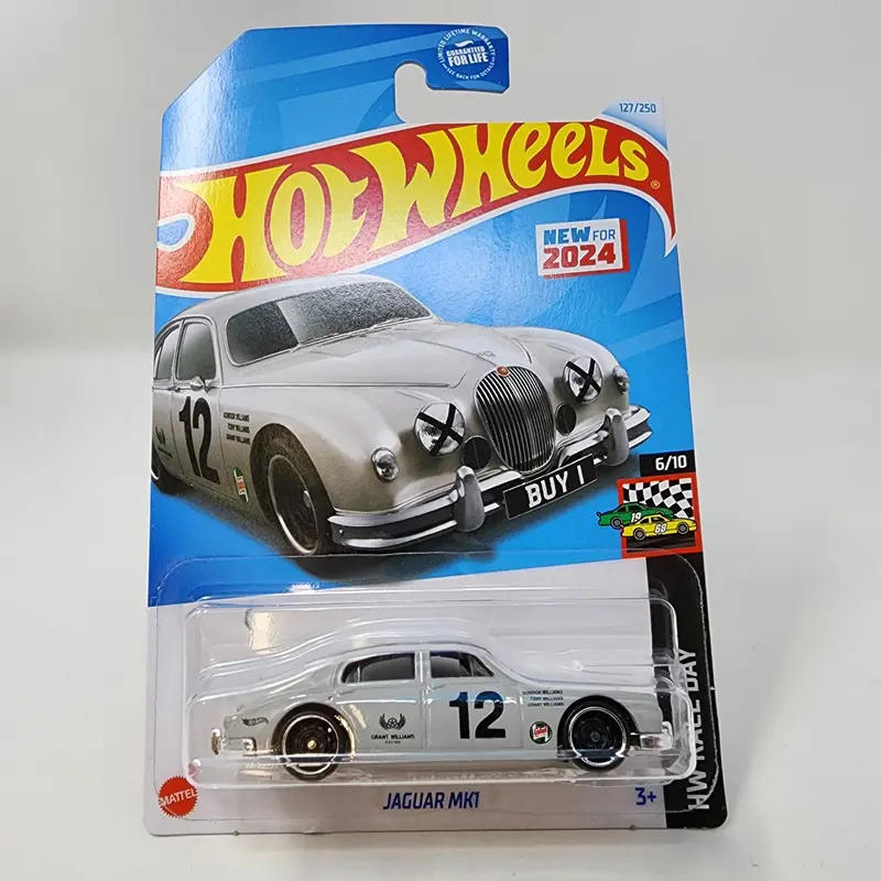 Jaguar Mk1 #127 * Grey * 2024 Hot Wheels 1