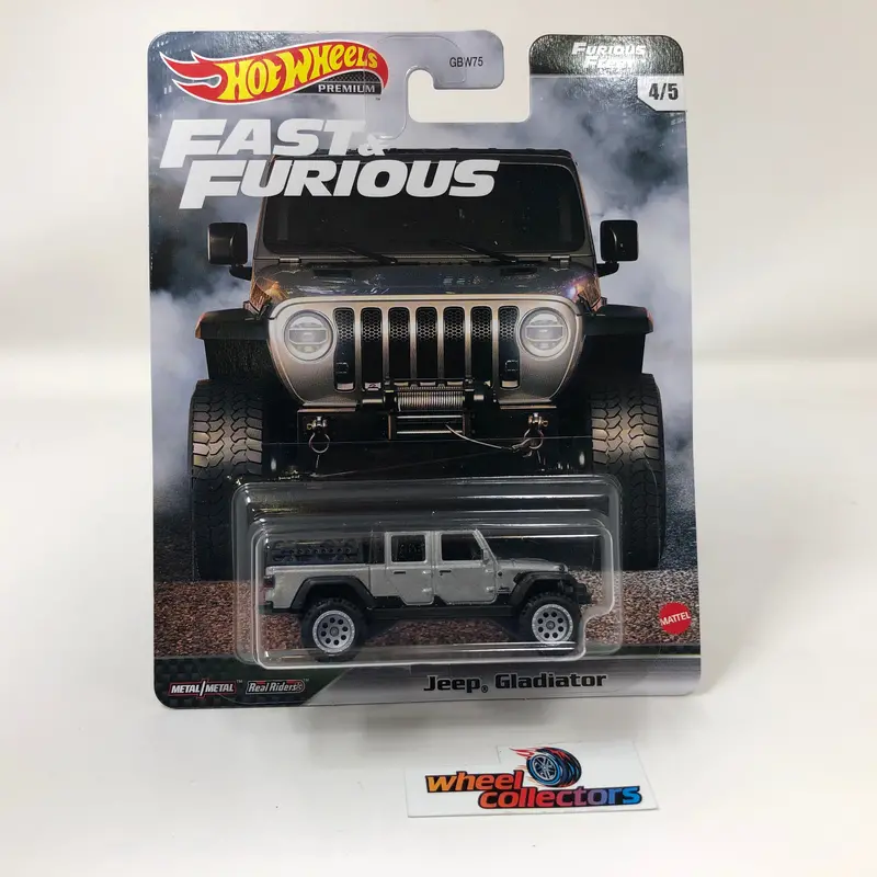 Jeep Gladiator * Silver * Hot Wheels Furious Fleet Fast & Furious 1
