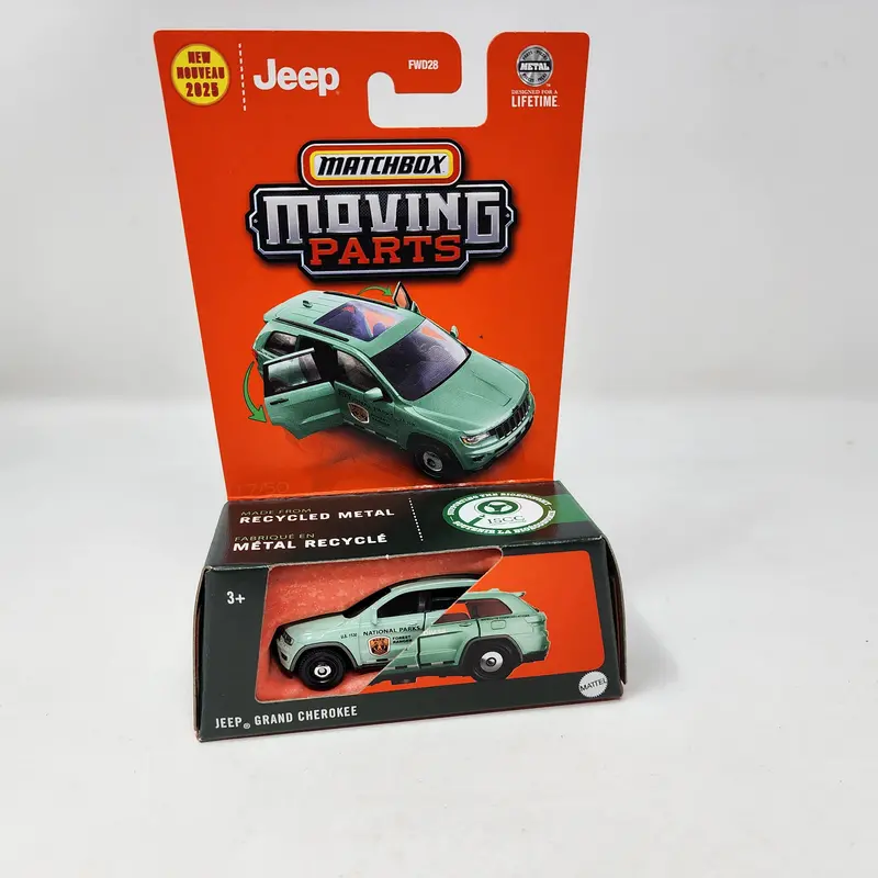 Jeep Grand Cherokee * National Parks * 2025 Matchbox Moving Parts Case A 1