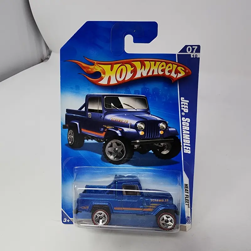 Jeep Scrambler * Blue W/ Redline Tires * Hot Wheels 2009 1