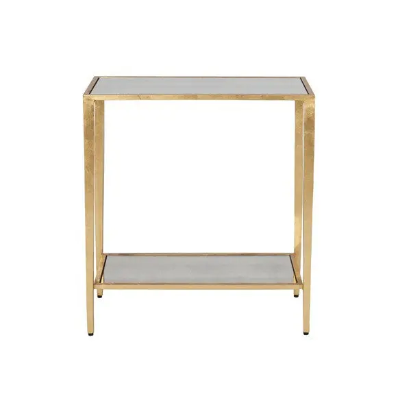 Joyce Gold Leaf Accent Table 1