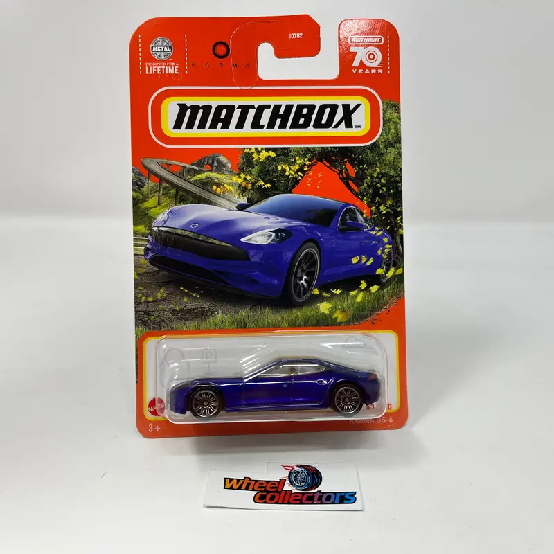 Karma Gs-6 #43 * Blue * 2023 Matchbox Case M Release 1