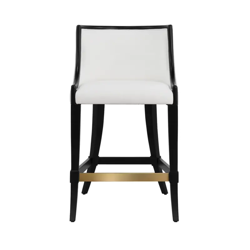 Keaton Counter Stool - Matte Black Lacquer 1