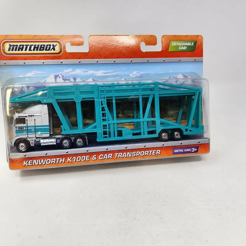 Kenworth K100e & Car Transporter * Matchbox Super Convoy 1