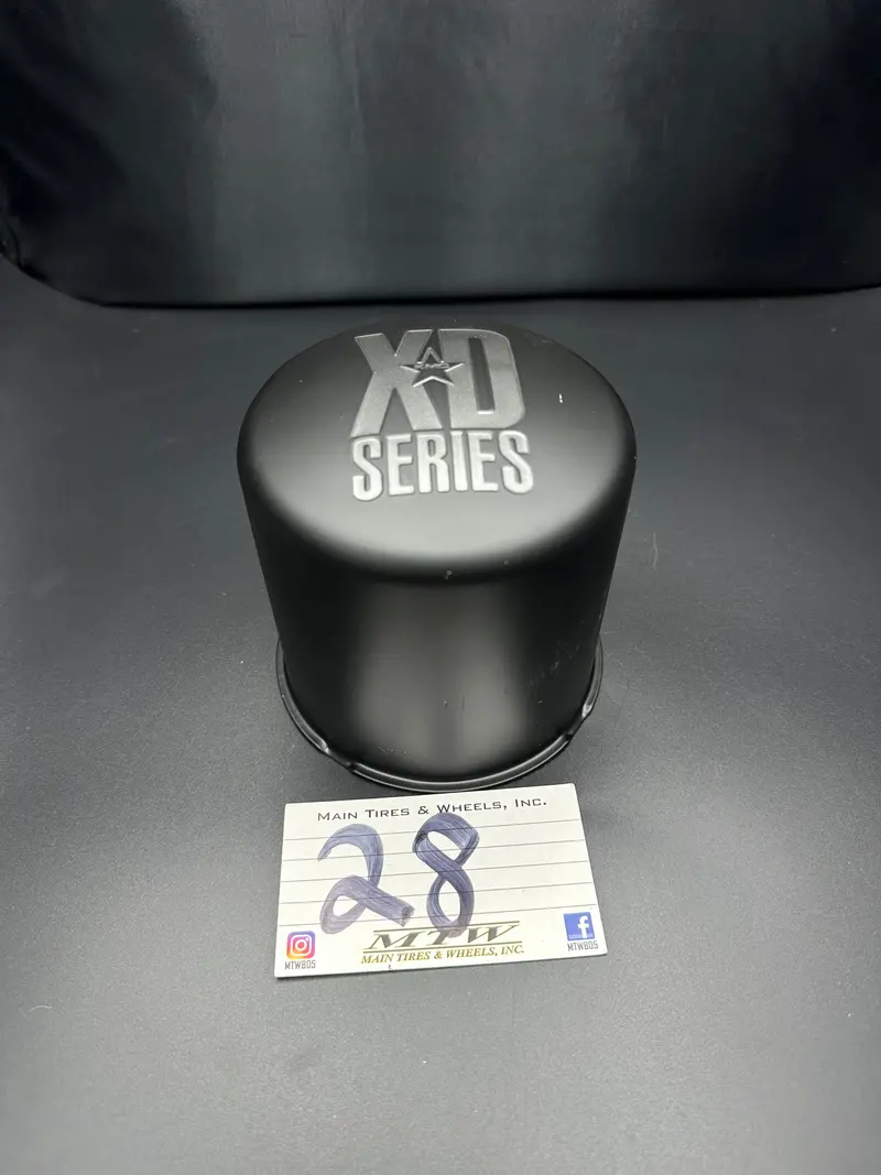 Kmc Xd Matte Black Push Thru 6X5.5 Center Cap For Xd122 Toyota Wheels 222B114-S1 1