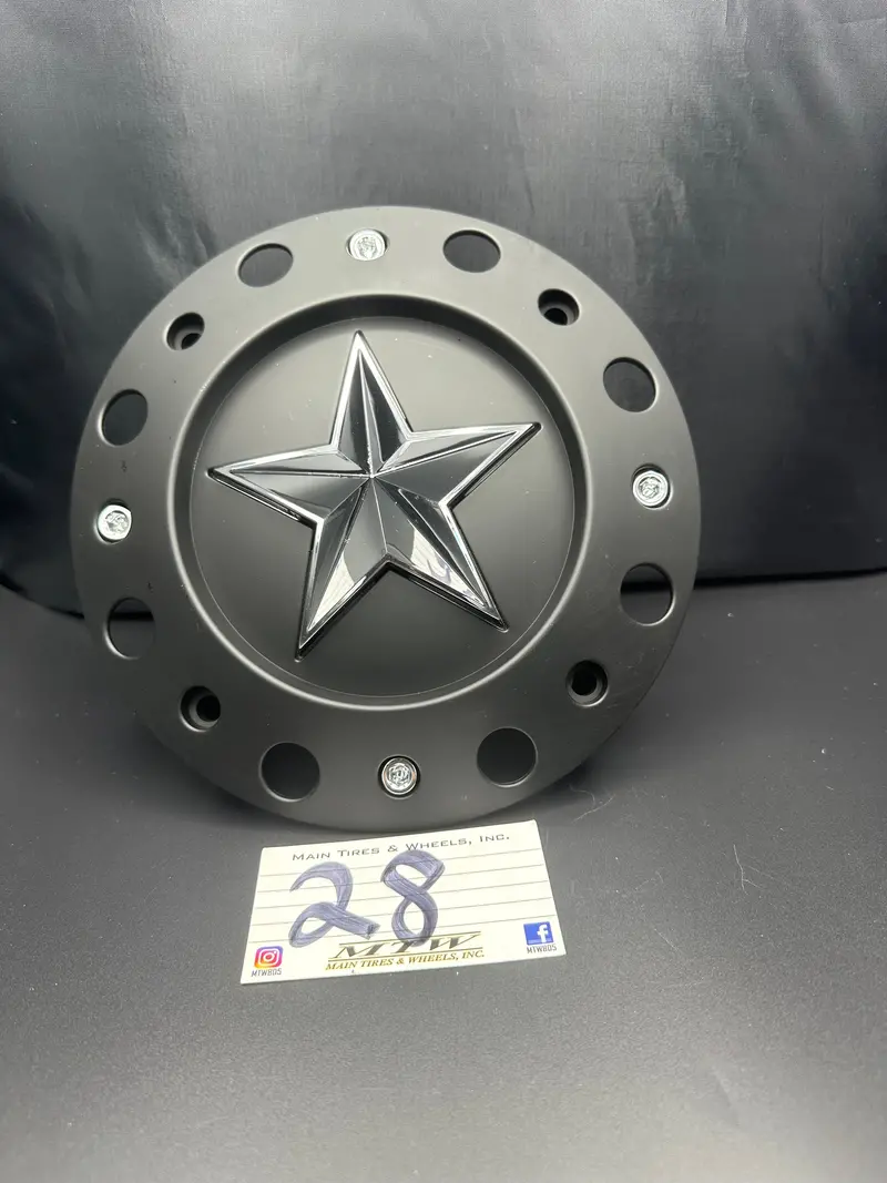 Kmc Xd Series 775 Rockstar Matte Black Center Cap 1000775B 100075 1