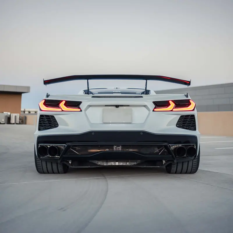 Knighthawk Wing | Carbon Fiber | Corvette C8 & Z06 Coupe & Convertible Models 1
