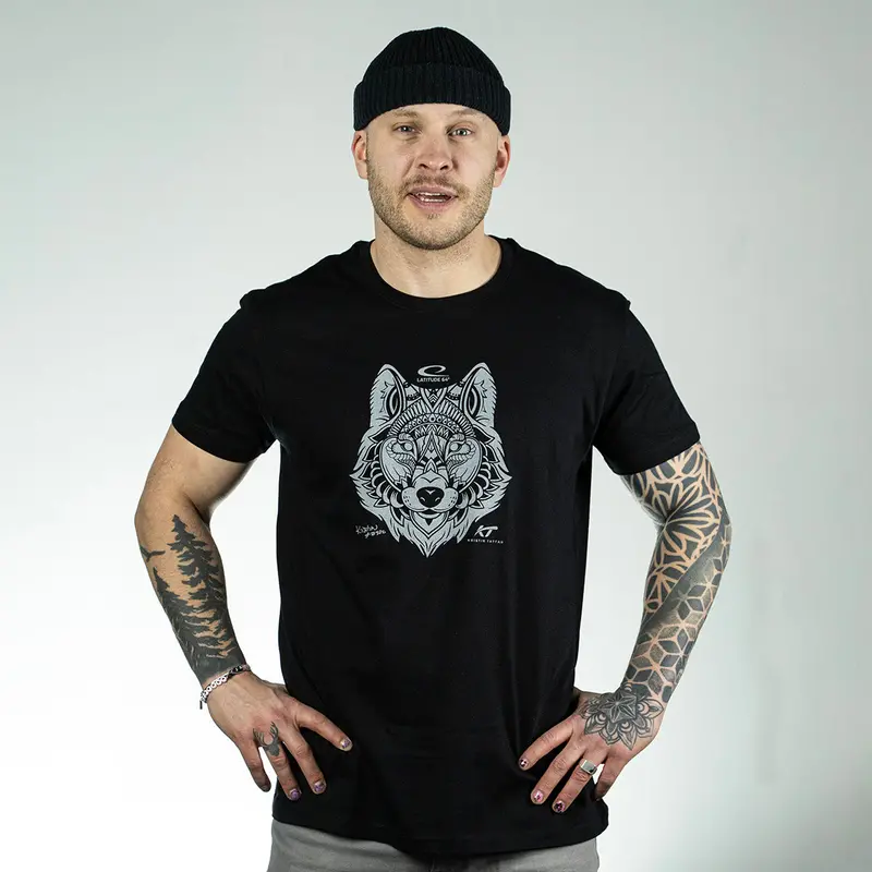 Kristin Tattar Wolf Eco Unisex T-Shirt 1