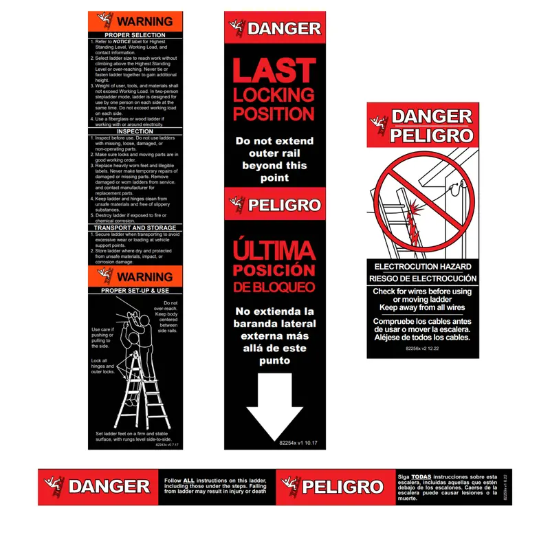 Label Kit (English/Spanish) For Skyscraper 1