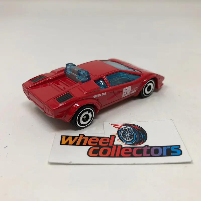 Lamborghini Countach Pace Car * Red * Hot Wheels Loose 1:64 Scale 2