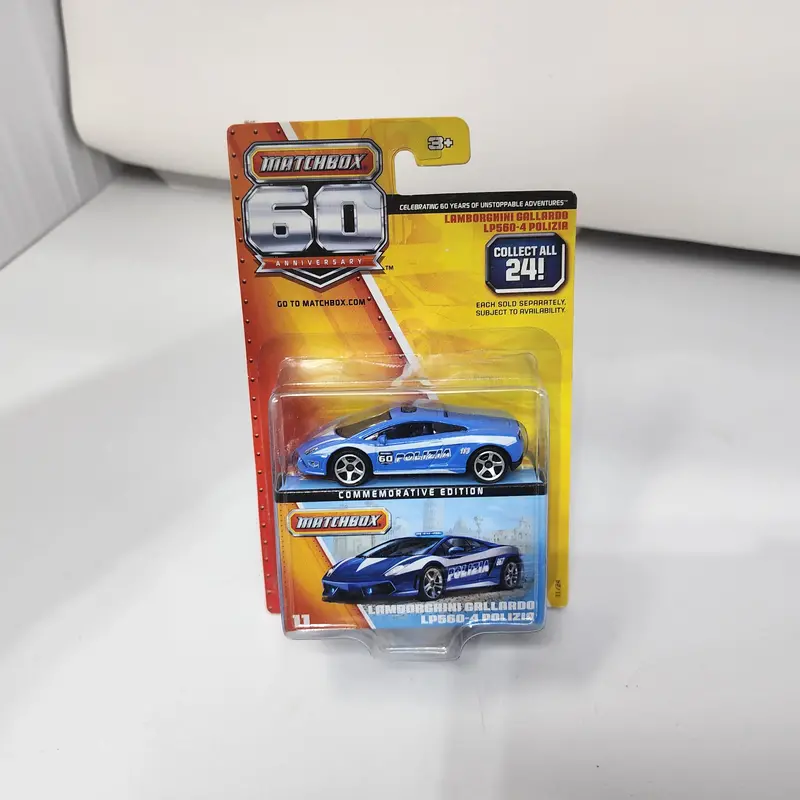 Lamborghini Gallardo Lp560-4 Polzia 11 * Matchbox 60Th Anniversary 1