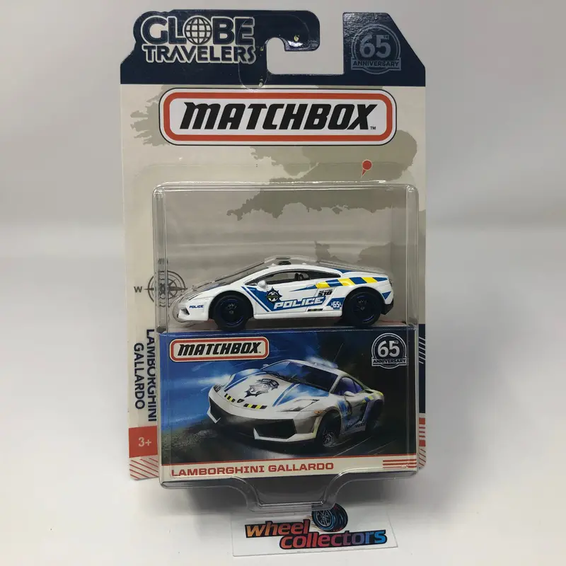 Lamborghini Gallardo Police * Matchbox Globe Travelers 65Th Anniversary 1