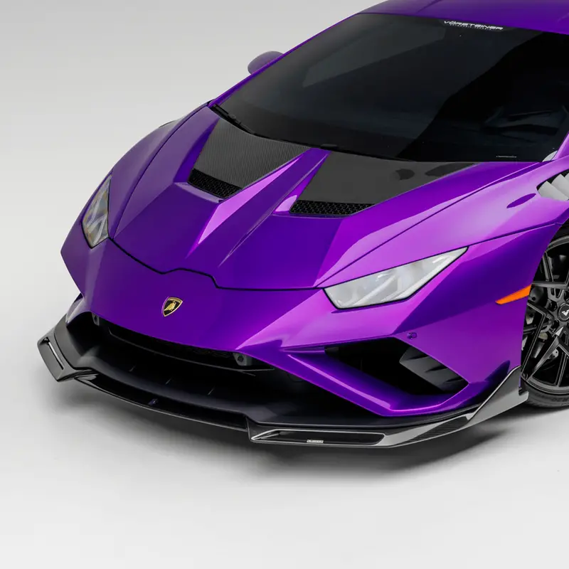 Lamborghini Huracan Evo Monza Edizione Front Spoiler (2X2 Gloss Carbon Fiber)- Rwd Only 1
