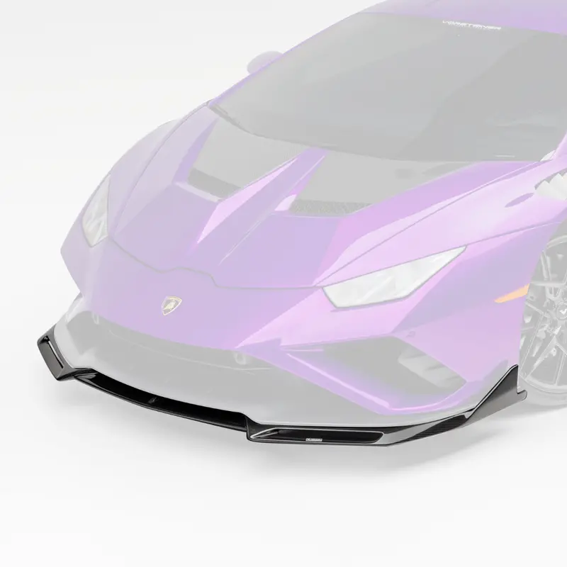 Lamborghini Huracan Evo Monza Edizione Front Spoiler (2X2 Gloss Carbon Fiber)- Rwd Only 2
