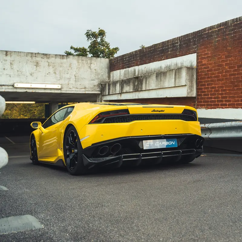 Lamborghini Huracan Lp-610 Carbon Fibre Diffuser - Ct Design 1