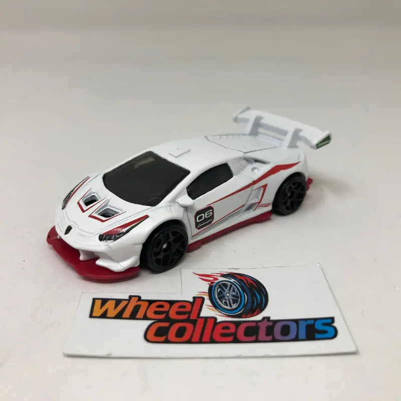 Lamborghini Huracan Lp 620-2 Super Trofeo * White * Hot Wheels Loose 1:64 Scale 1