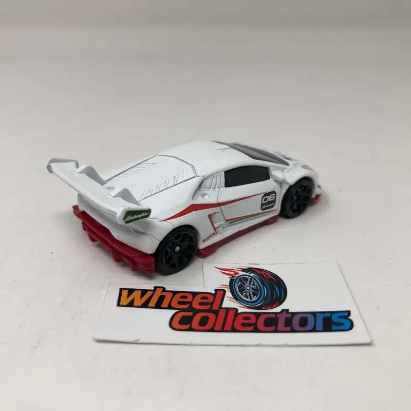 Lamborghini Huracan Lp 620-2 Super Trofeo * White * Hot Wheels Loose 1:64 Scale 2