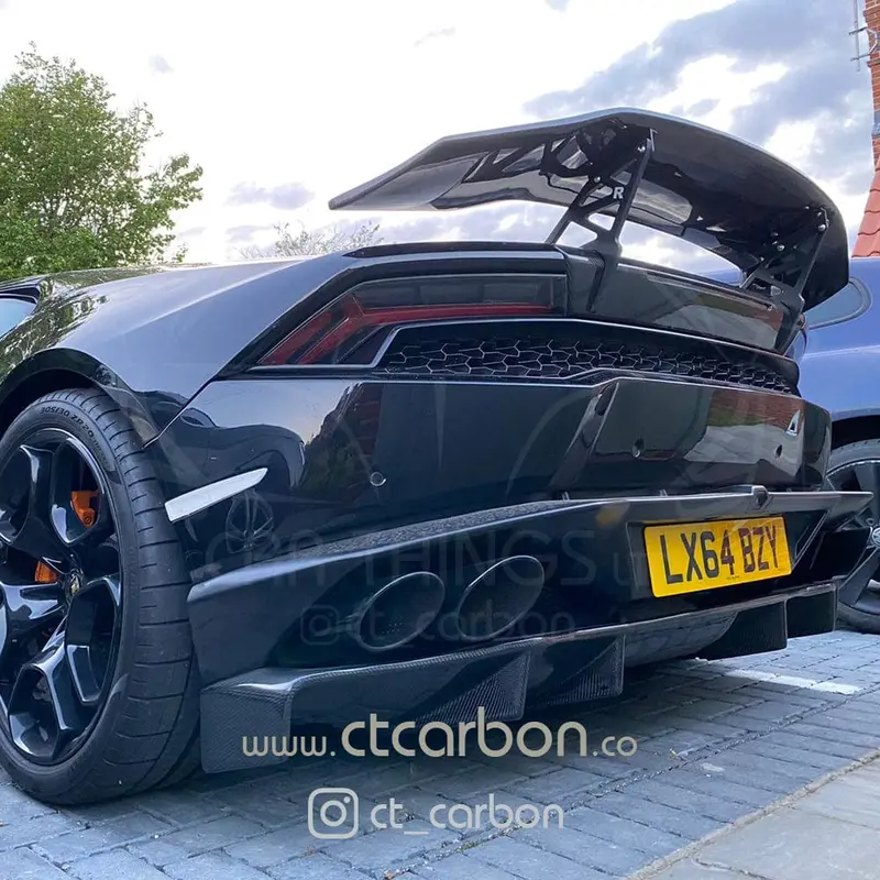 Lamborghini Huracan Lp610-4 Carbon Fibre Spoiler - Sv Style 1