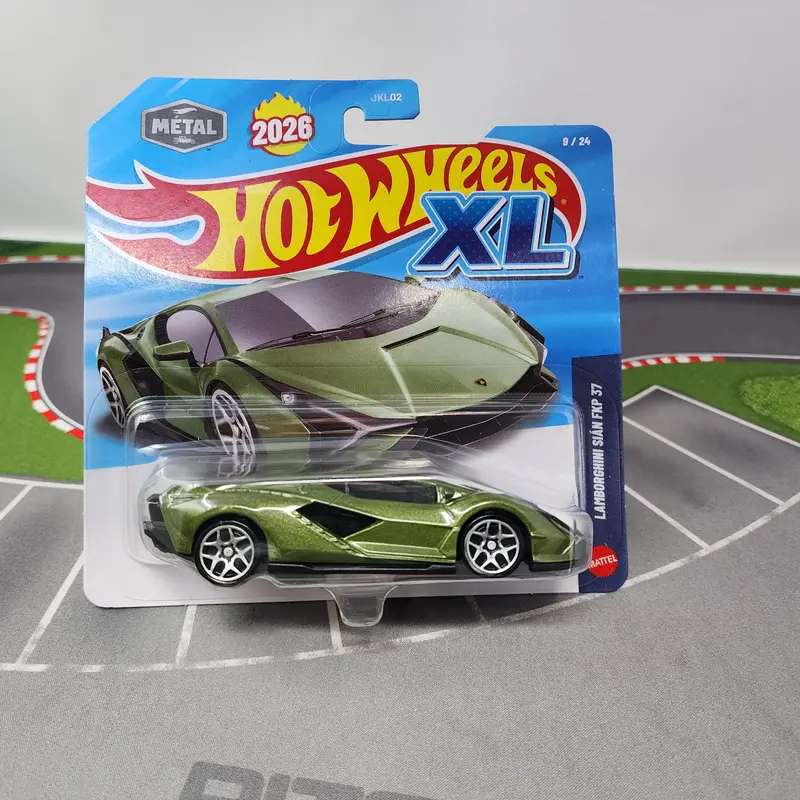 Lamborghini Sian Fkp 37 #9 * 2026 Hot Wheels Xl 1:43 Scale * New Case B 1