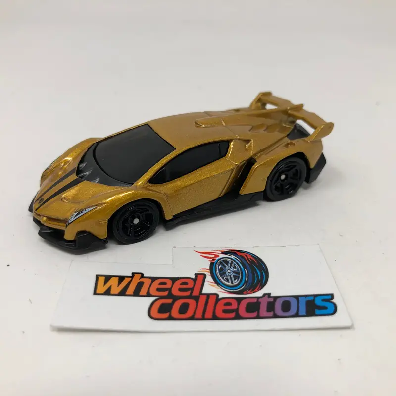 Lamborghini Venemo * Gold * Hot Wheels Loose 1:64 Scale 1
