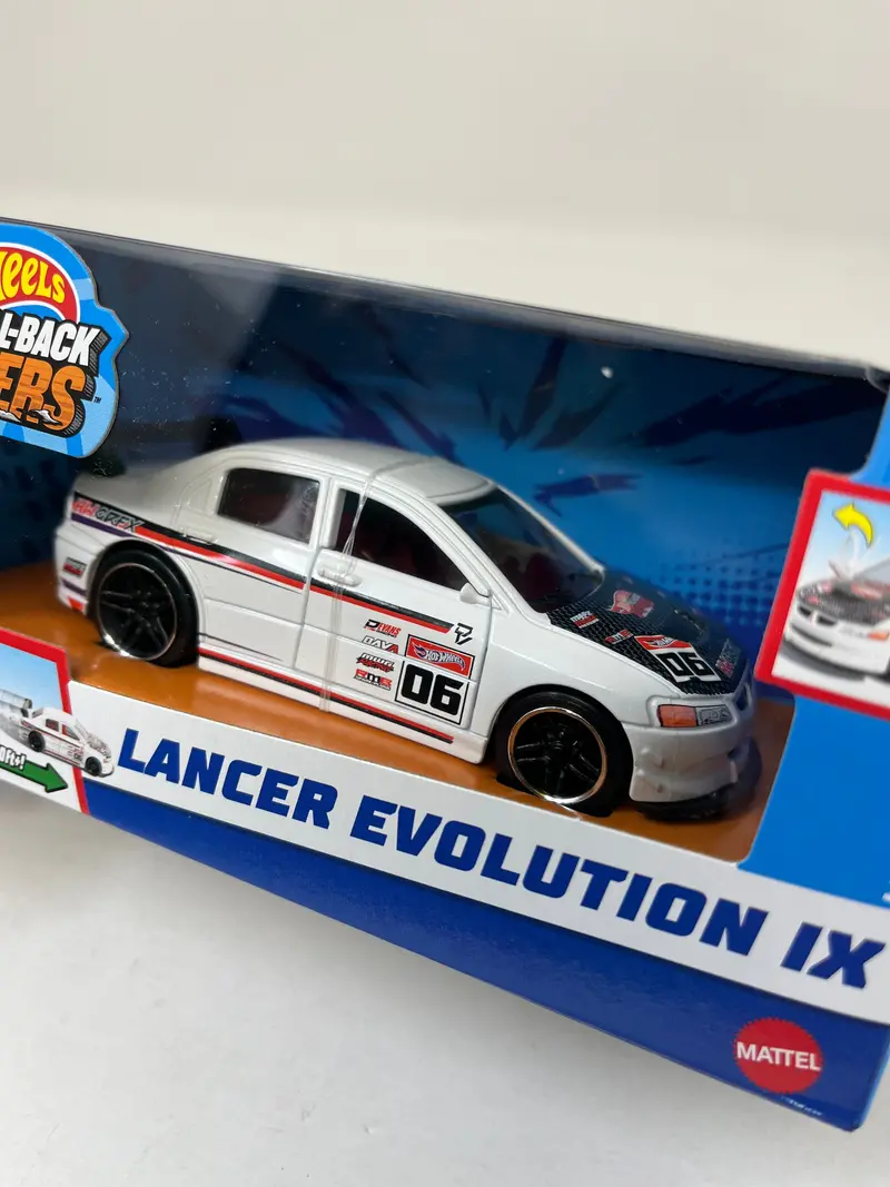 Lancer Evolution Ix * 2024 Hot Wheels Pull-Back Speeders 1:43 Scale 2