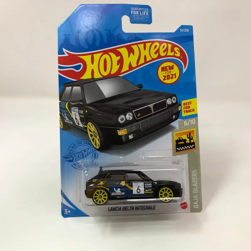 Lancia Delta Integrale #51 * Black * 2021 Hot Wheels 1