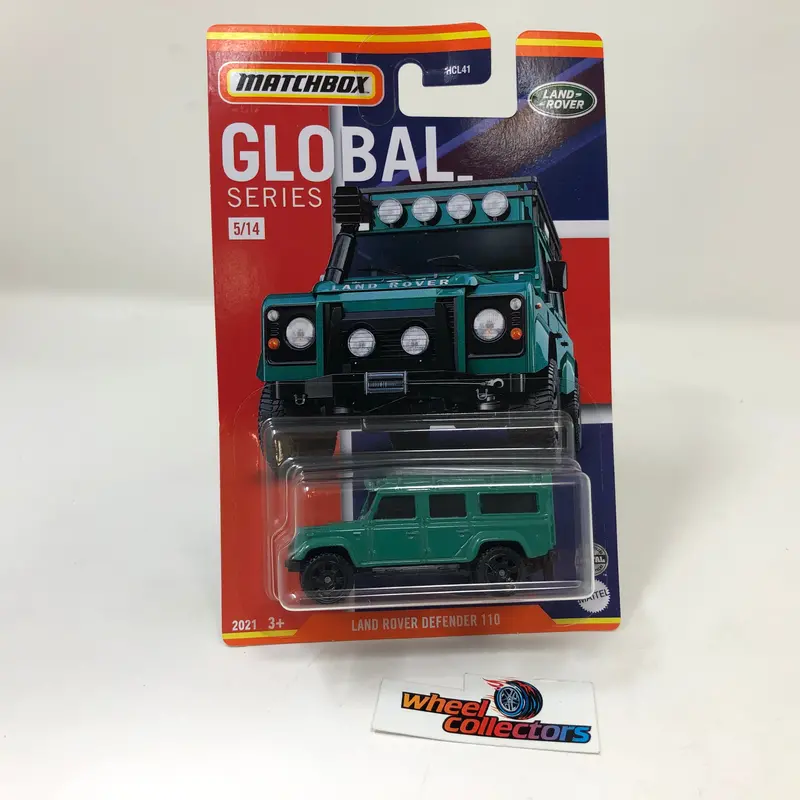 Land Rover Defender 110 #5 * Green * Matchbox Global Series 1