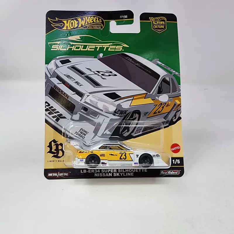 Lb-Er34 Super Silhouette Nissan Skyline 1/5 * 2025 Hot Wheels Silhouettes Car Culture Case G 1