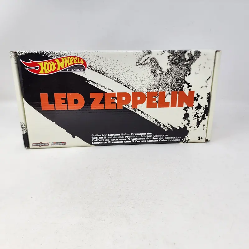 Led Zeppelin * 5 Car Set * With Limited Edition Collectors Box * Hot Wheels Pop Culture 1