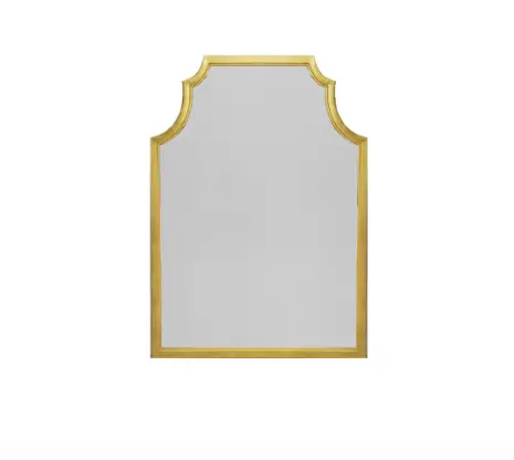 Lenwood Gold Leaf Pagoda Style Wall Mirror 1