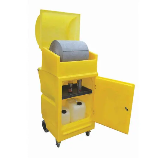 Lockable Cabinet (On Wheels With Roll Holder) - Pmcs4 1