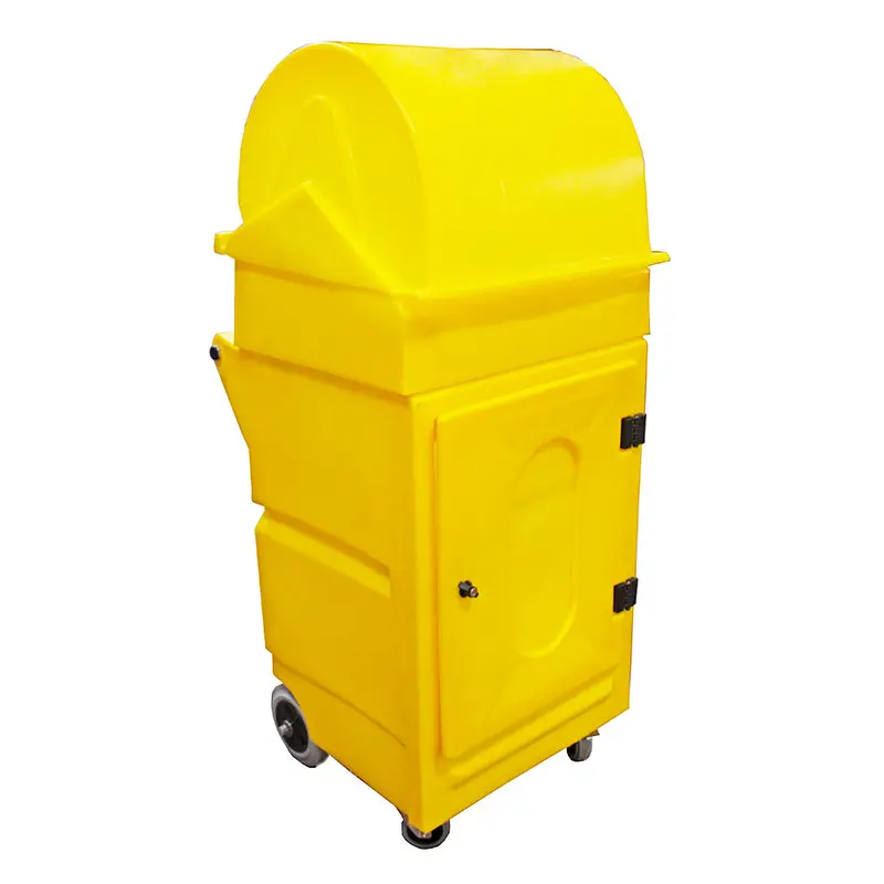 Lockable Cabinet (On Wheels With Roll Holder) - Pmcxl4 1
