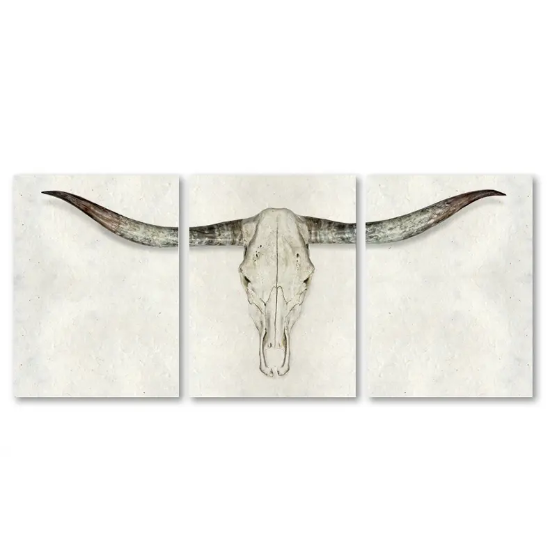 Longhorn Triptych 1