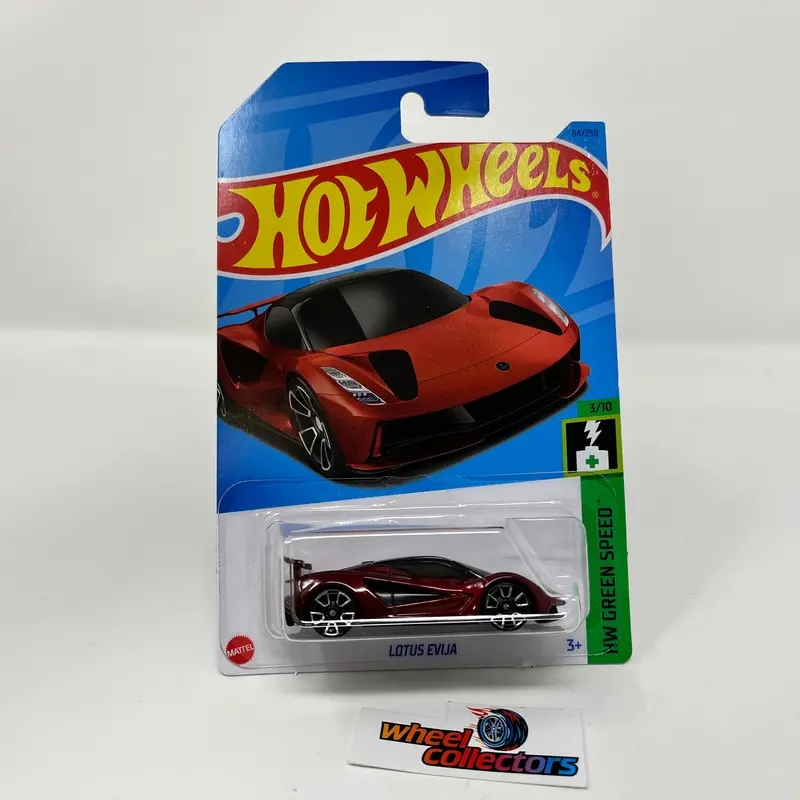 Lotus Evija #84 * Red * 2023 Hot Wheels Case E 1