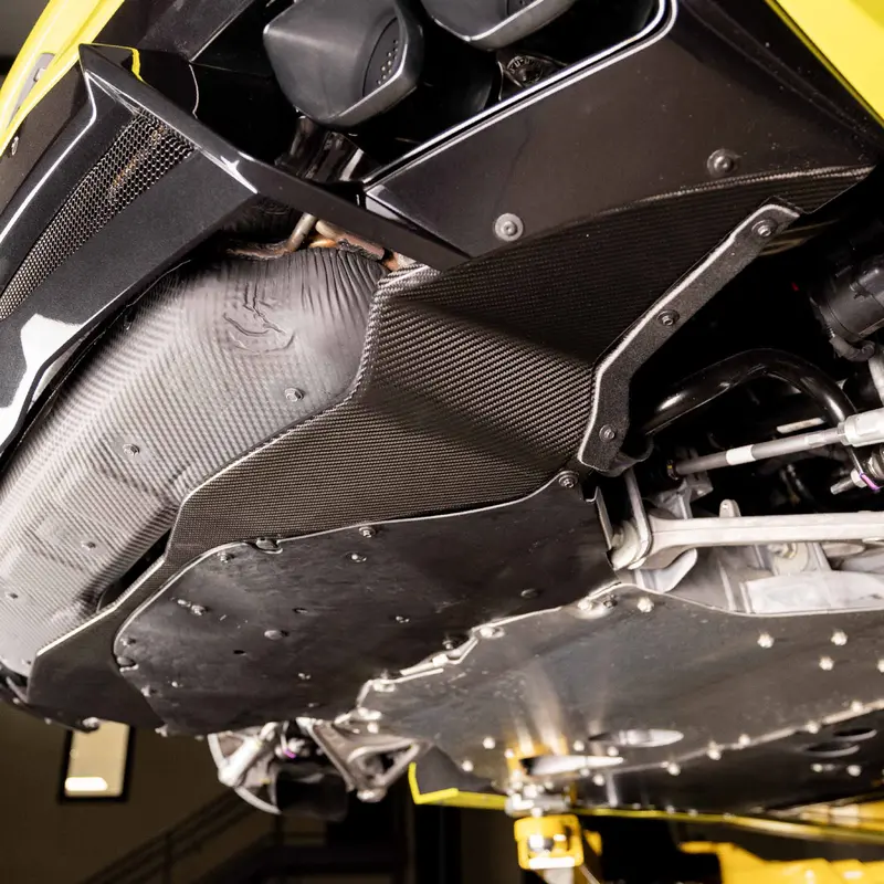 Lower Diffuser Trim Panel | Carbon Fiber | Fits Corvette C8 Stingray, Z06, E-Ray, & Zr1 1