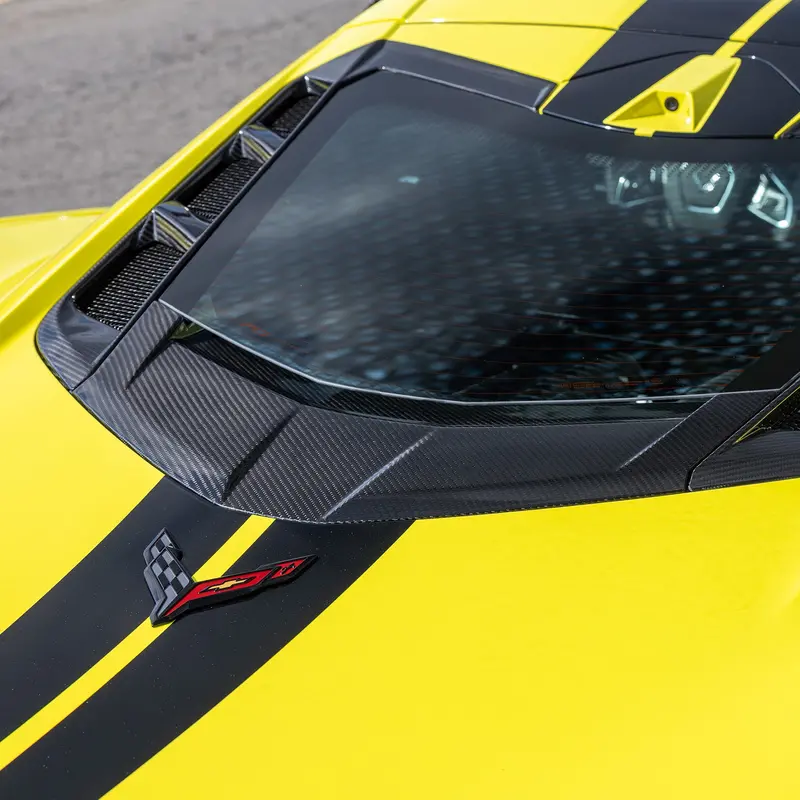 Lower Engine Hatch Trim Piece | Carbon Fiber | Corvette C8 & C8 Z06 1