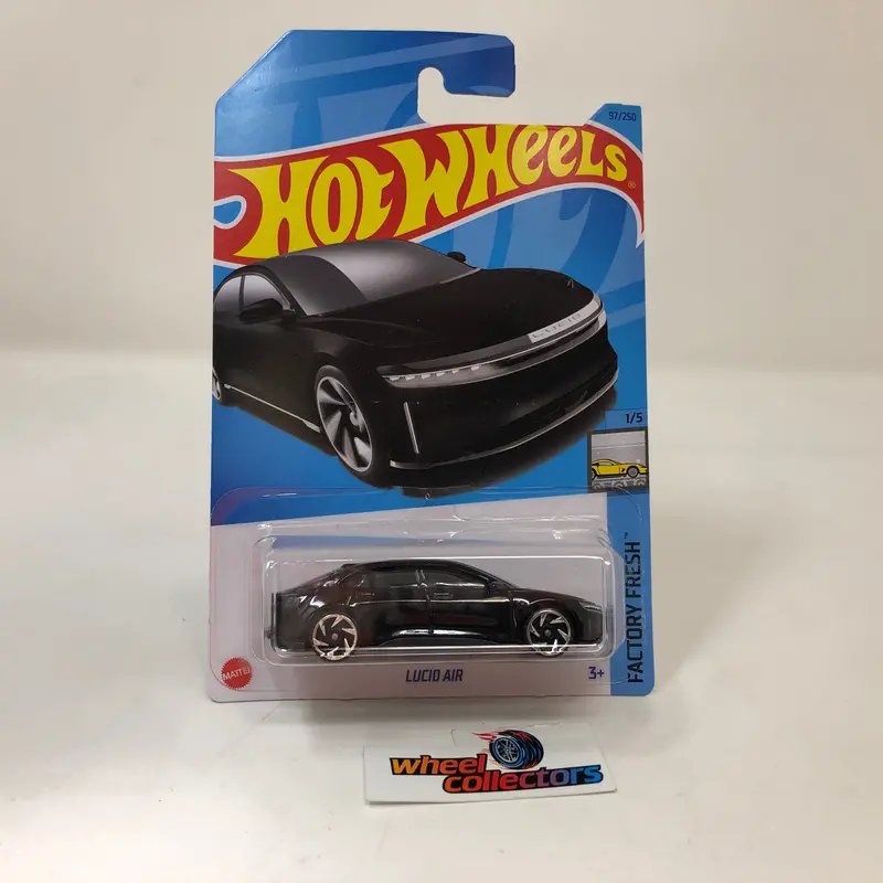 Lucid Air #87 * Black * 2023 Hot Wheels Case K 1