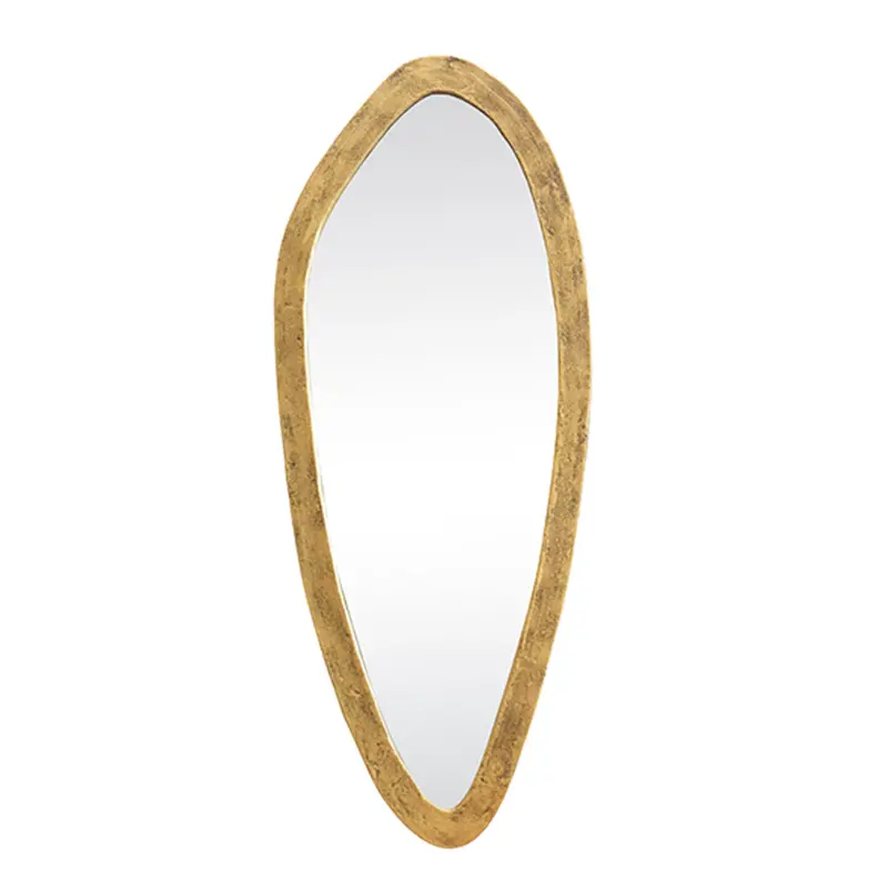 Macy Oval Brass Wall Mirror 1
