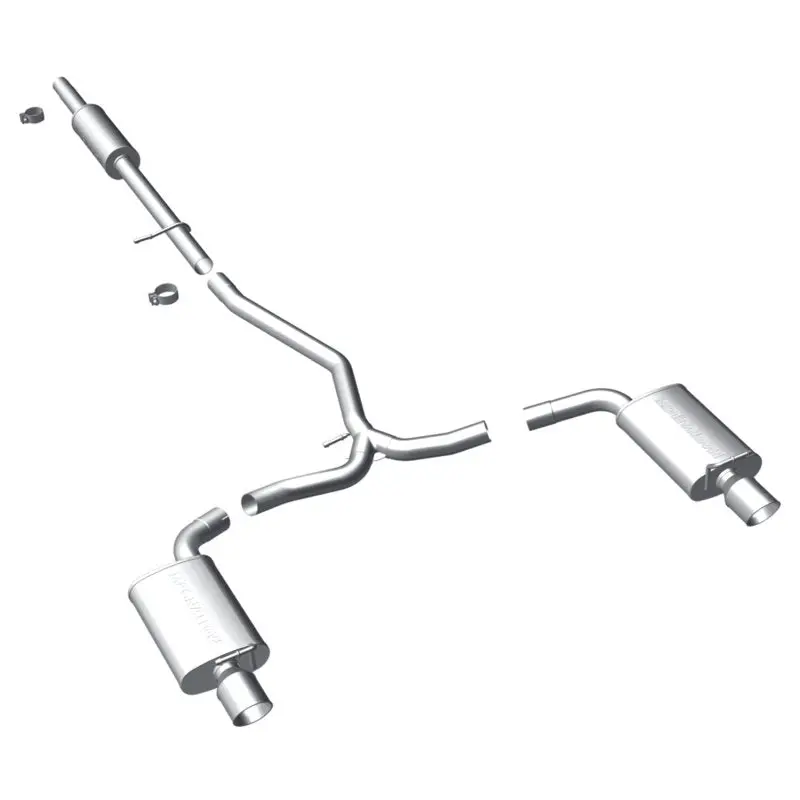 Magnaflow 11-13 Ford Explorer V6 3.5L Ss Catback Exhaust Dual Split Rear Exit W/ 3.5In Ss Tips 2