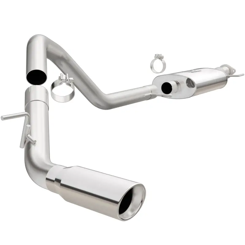 Magnaflow 15-16 Ford Expedition V6 3.5L Cat-Back, Ss, 4In Tip Single Psgr Side Exit 1
