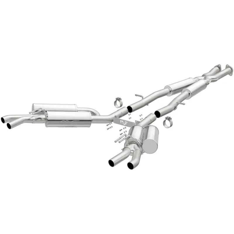 Magnaflow 2018 Kia Stinger V6 3.3L (Reuse Fascia Tips) Stainless Cat Back Perf Exhaust 1
