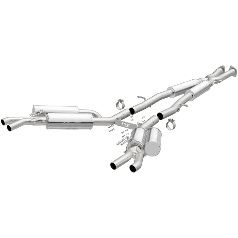 Magnaflow 2018 Kia Stinger V6 3.3L (Reuse Fascia Tips) Stainless Cat Back Perf Exhaust 2
