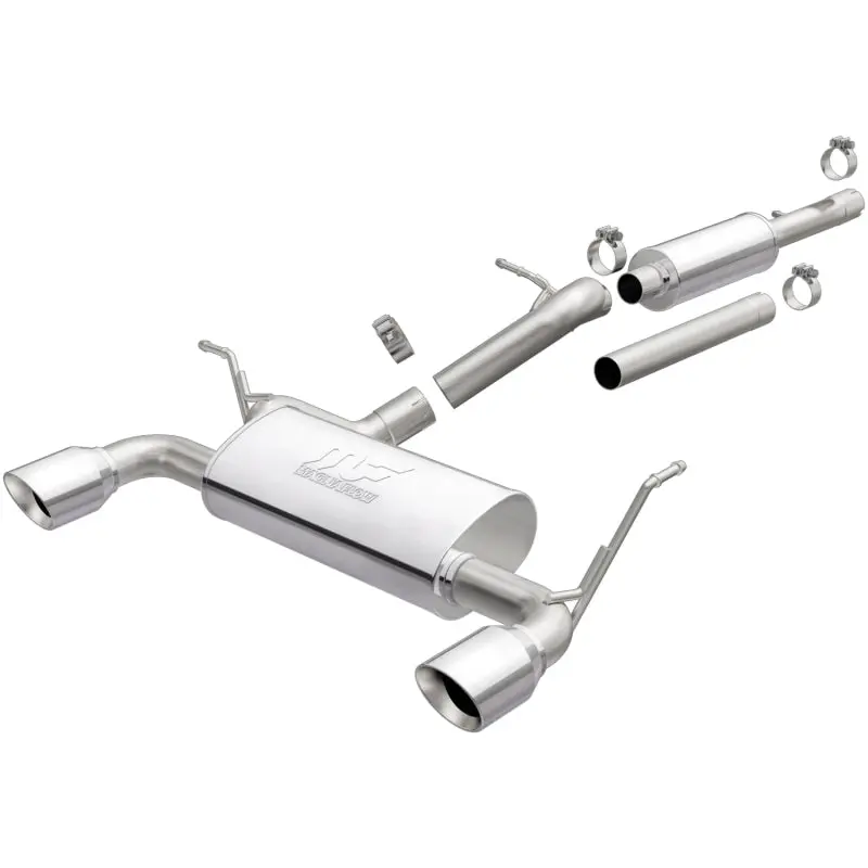 Magnaflow Cat-Back 12-16 Jeep Wrangler Gt 3.6L V6 Polished Tips 1