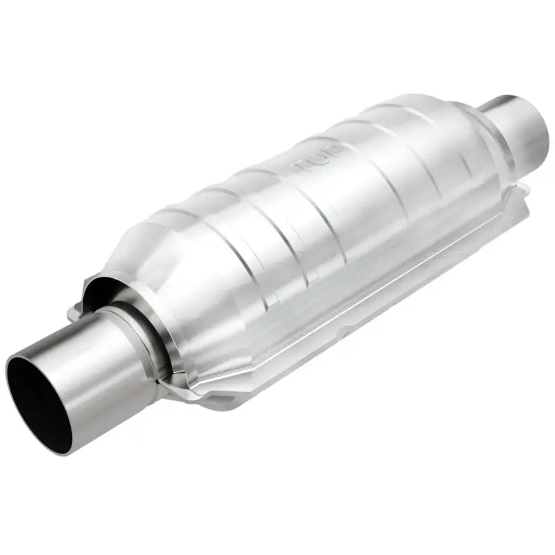 Magnaflow Conv Univ 2In Inlet/Outlet Center/Center Round 11In Body L X 5.125In W X 15In Overall L 1