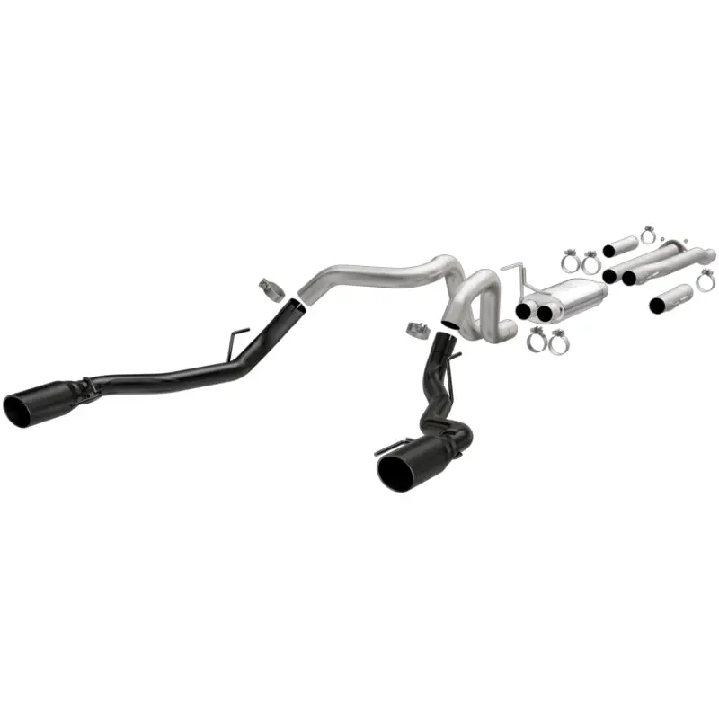 Magnaflow Sys Cat-Back 2017 Ford F-150 Raptor 3.5L Dual Black Coated 3In Tips 3