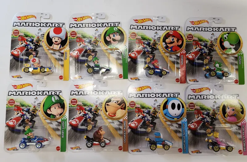 Mariokart 8 Car Set * Hot Wheels Mariokart 1