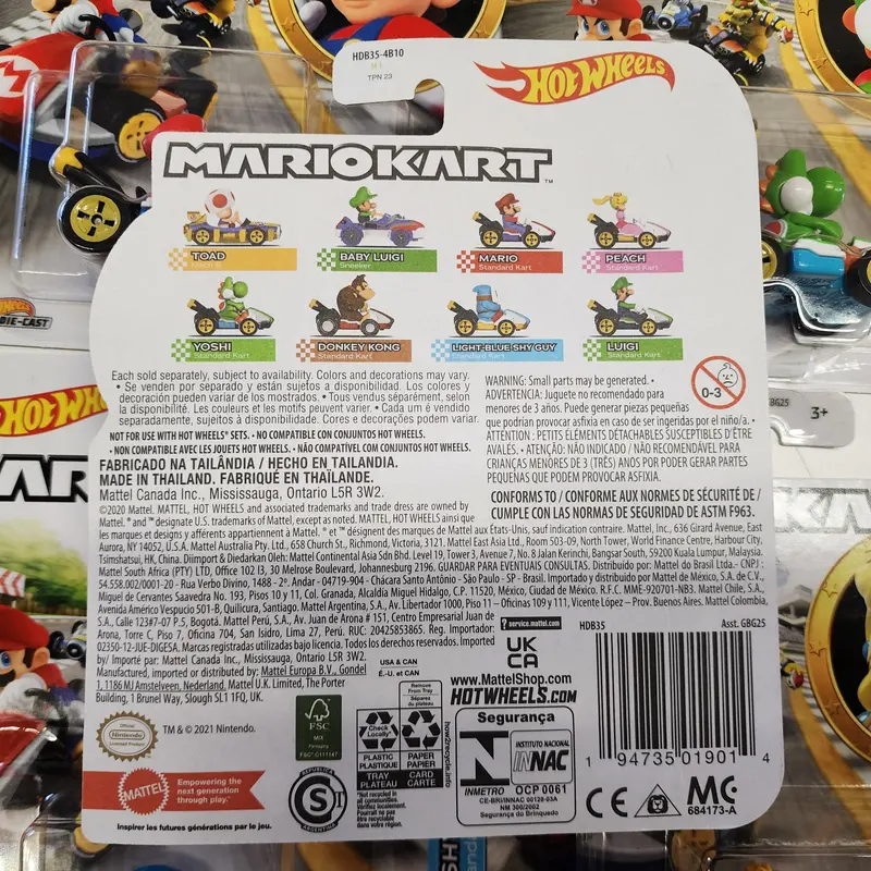 Mariokart 8 Car Set * Hot Wheels Mariokart 2