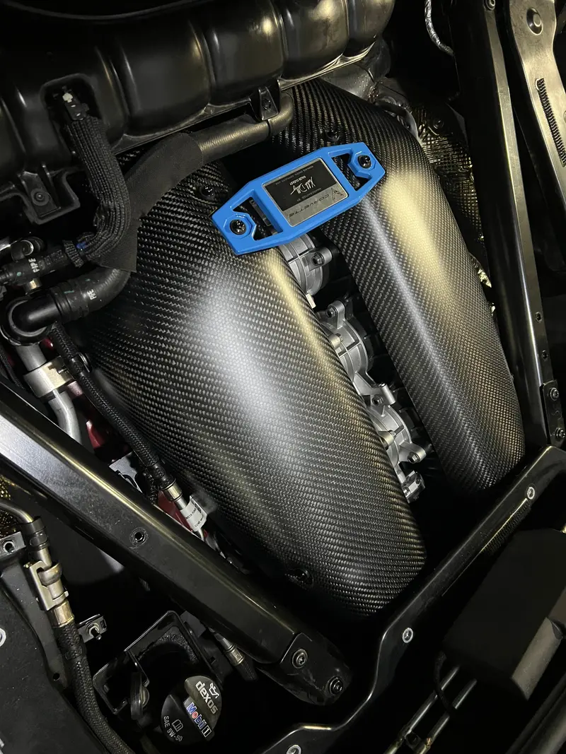 Matte Finish Carbon Fiber Intake Manifold Covers 3