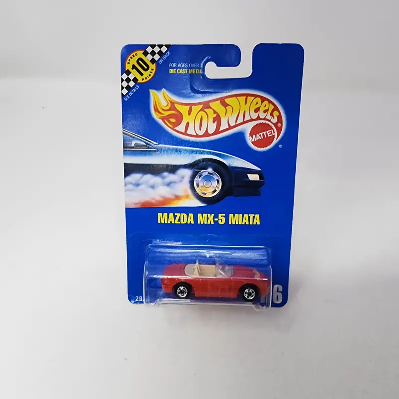 Mazda Mx-5 Miata #116 * Red * Hot Wheels Blue Card Speed Points 1