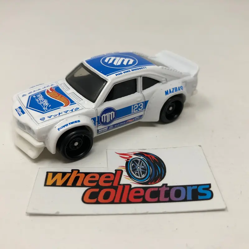 Mazda Rx-3 * White * Hot Wheels Loose 1:64 Scale 1